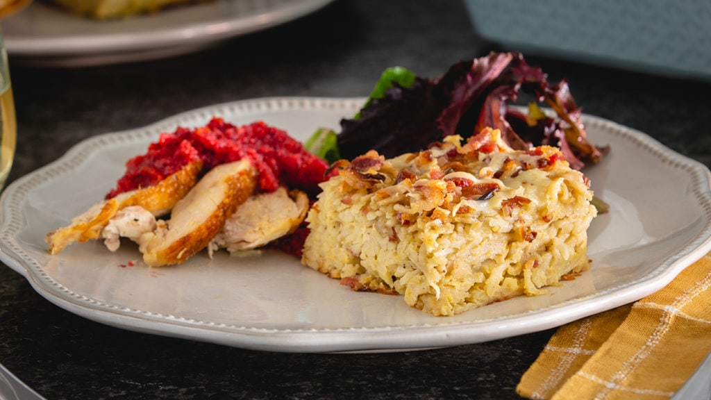 potato bacon kugel