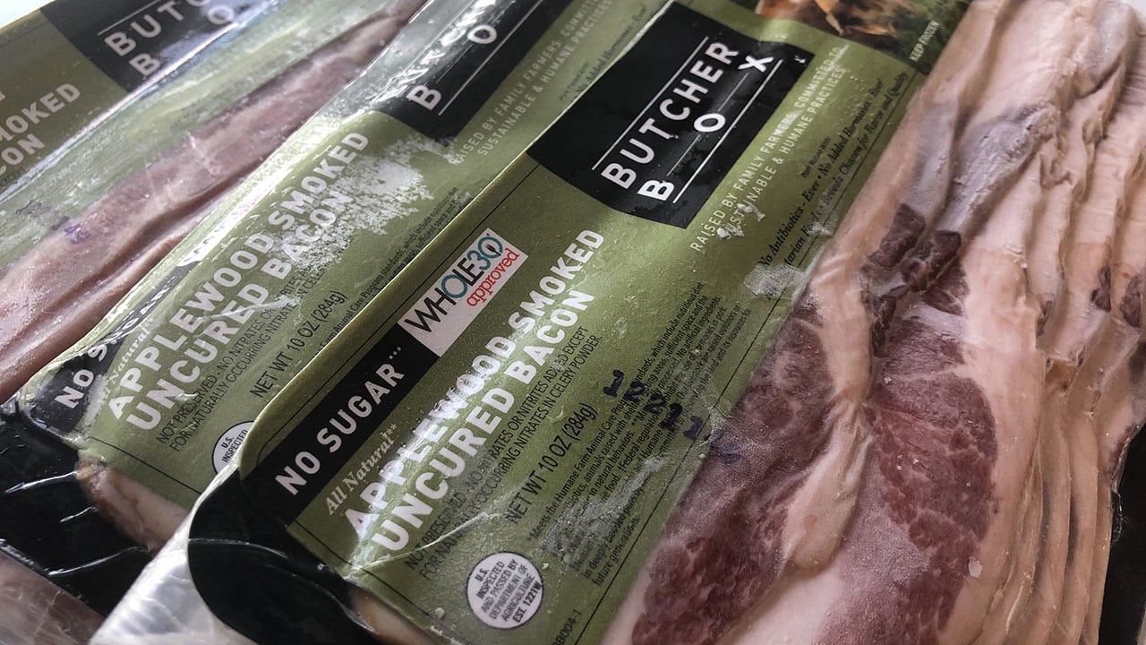 cook frozen bacon