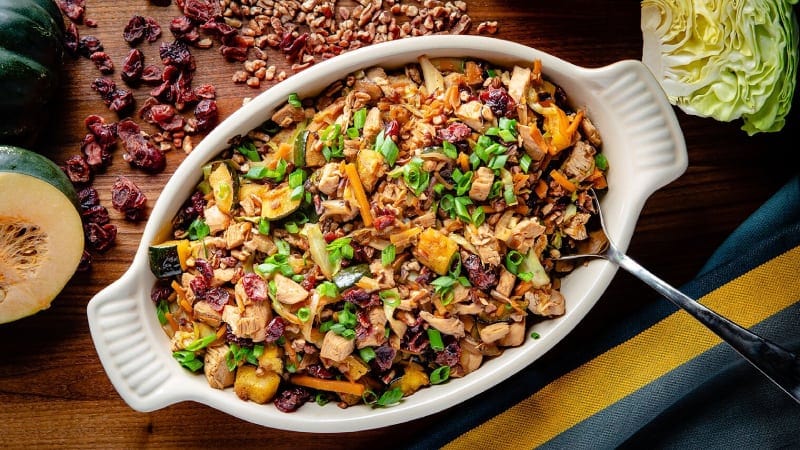 leftover turkey stir fry