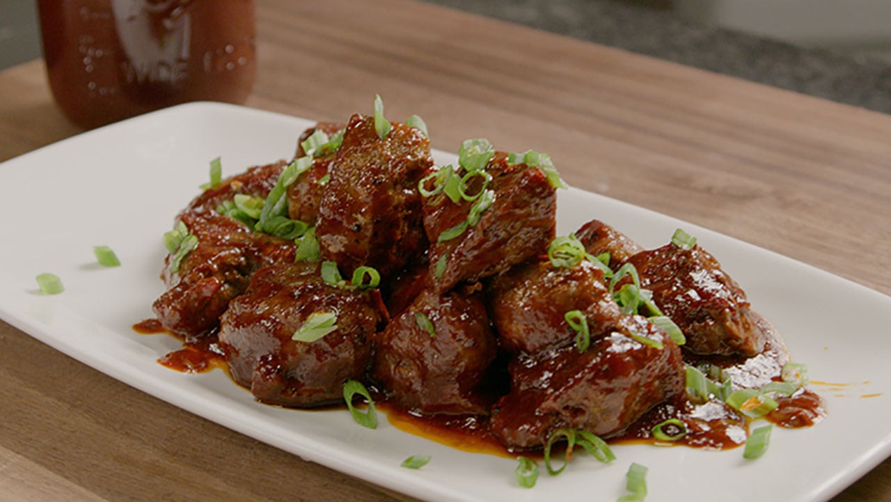 barbecue steak tips