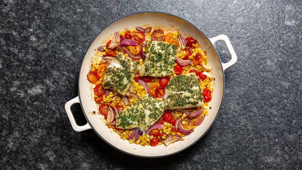 cod with tomatoes