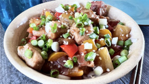 pineapple pork bowl