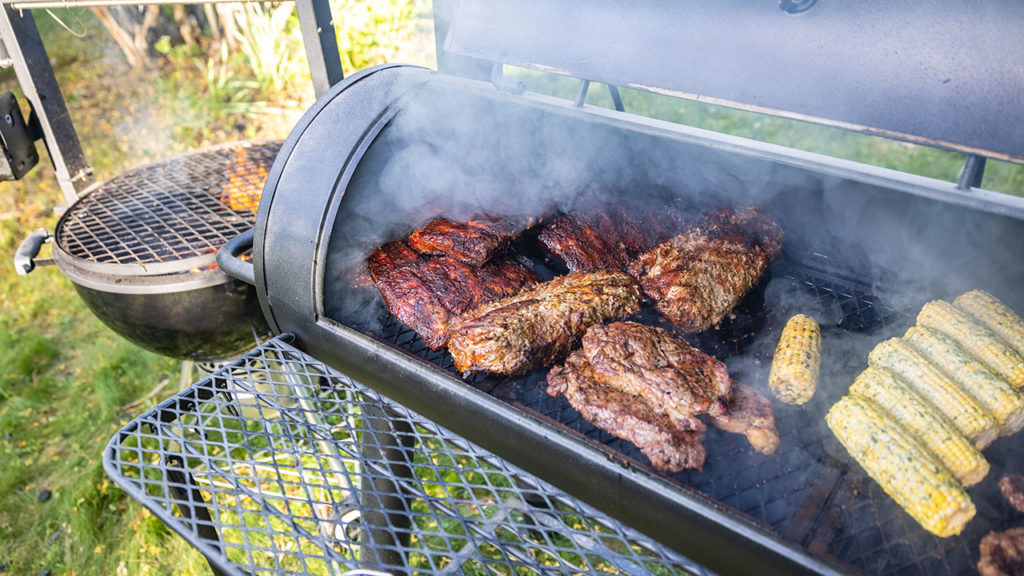 smoking meat