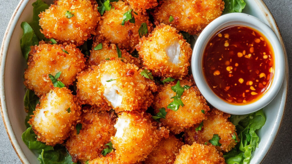 Bang Bang Panko Cod Bites in a bowl