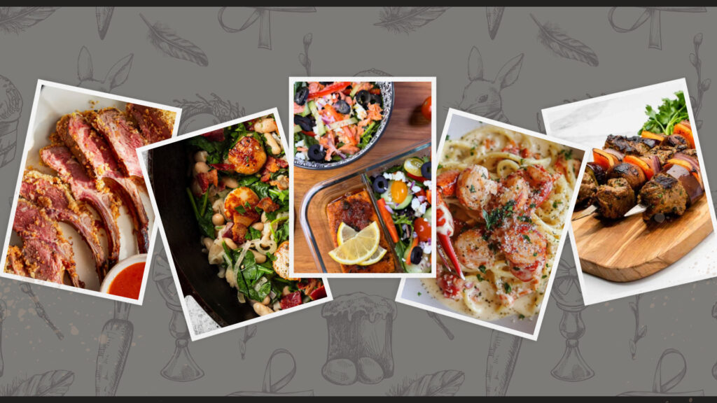 Multiple recipes Collage for Easter