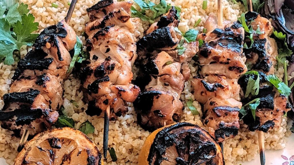 chicken skewers