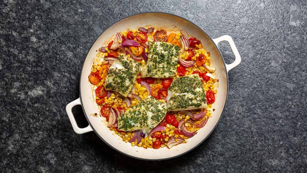 cod with tomatoes