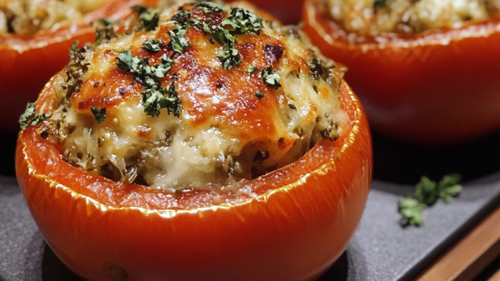 Roasted Stuffed Tomatoes
