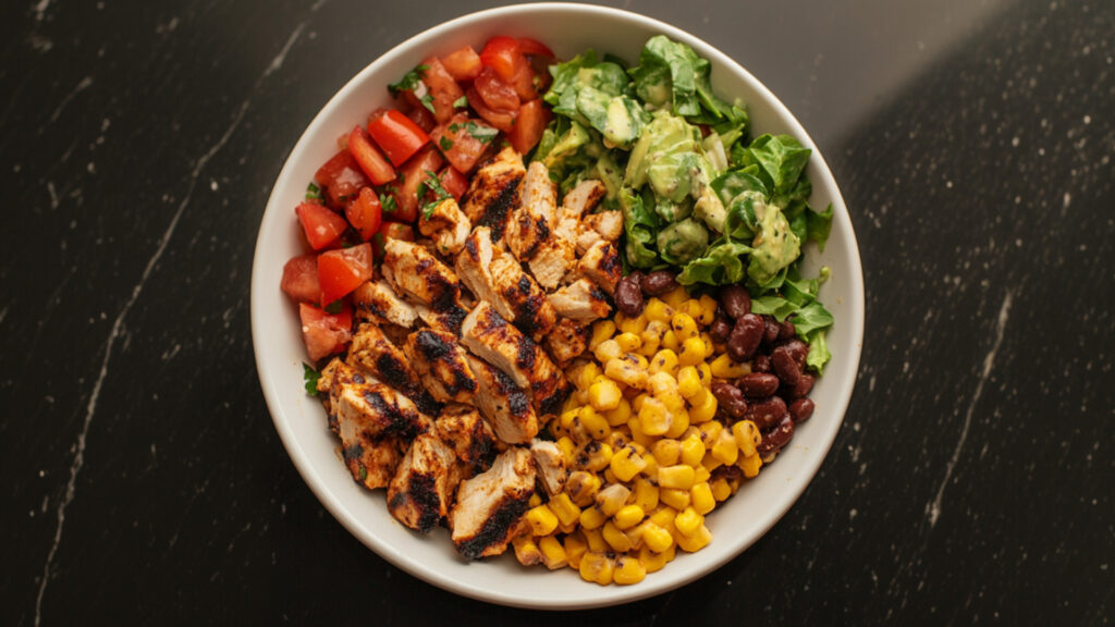 Southwest Chicken Salad in a bowl