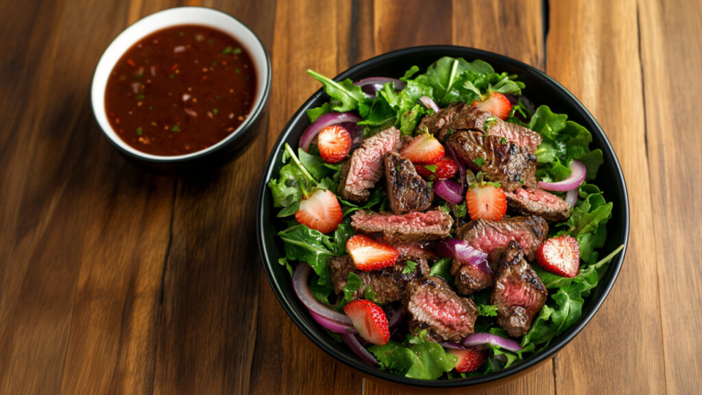 Steak Tip Salad in a bowl