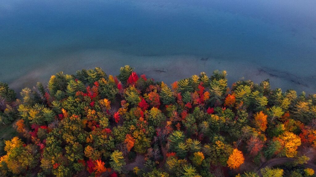 new england fall landscape