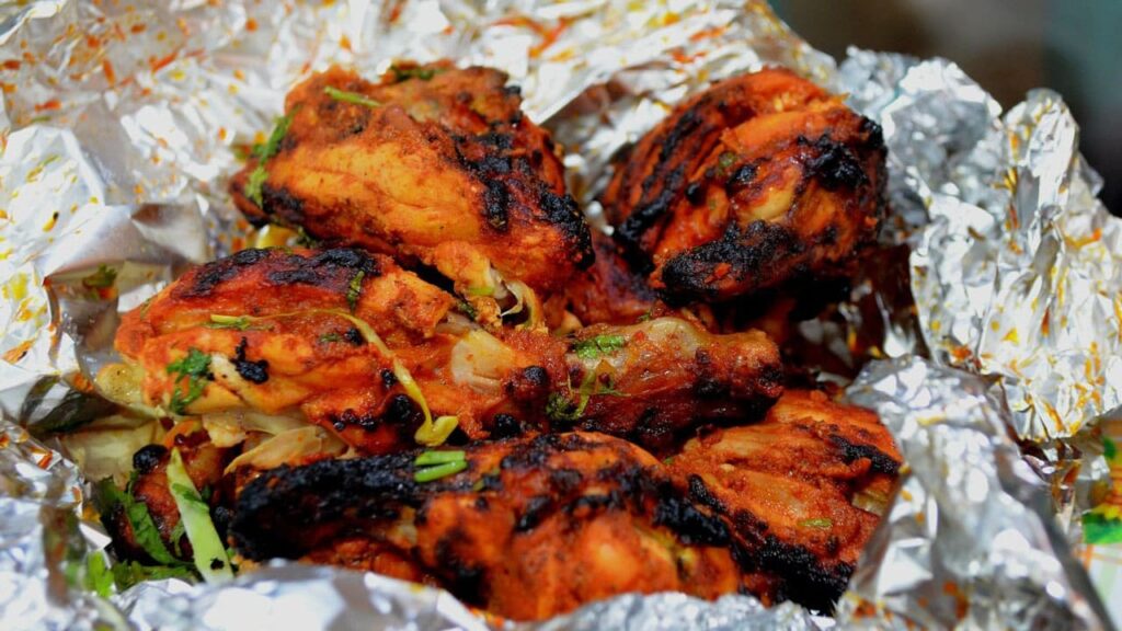 baked chicken in foil