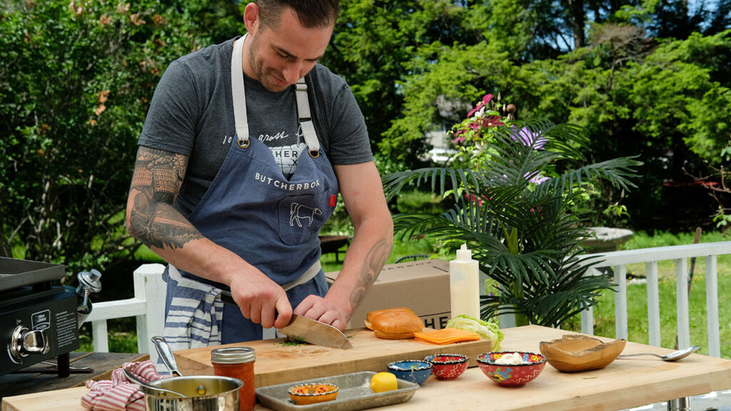 cooking outside