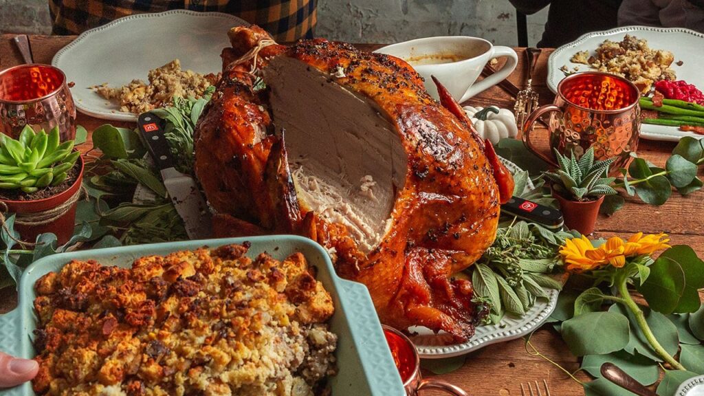 a delicious turkey